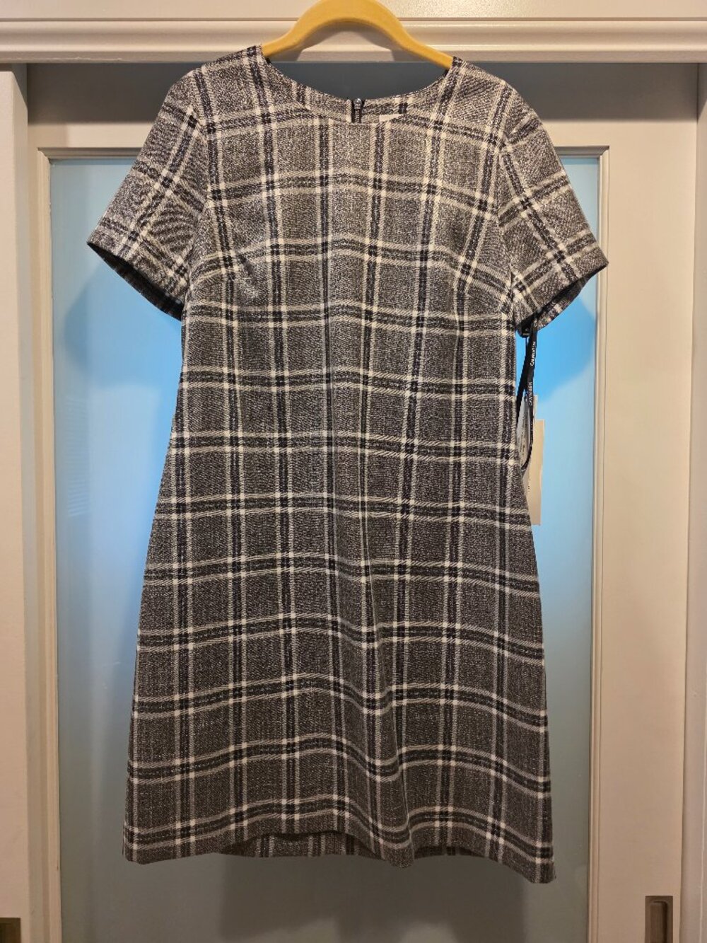 Calvin Klein plaid mini dress